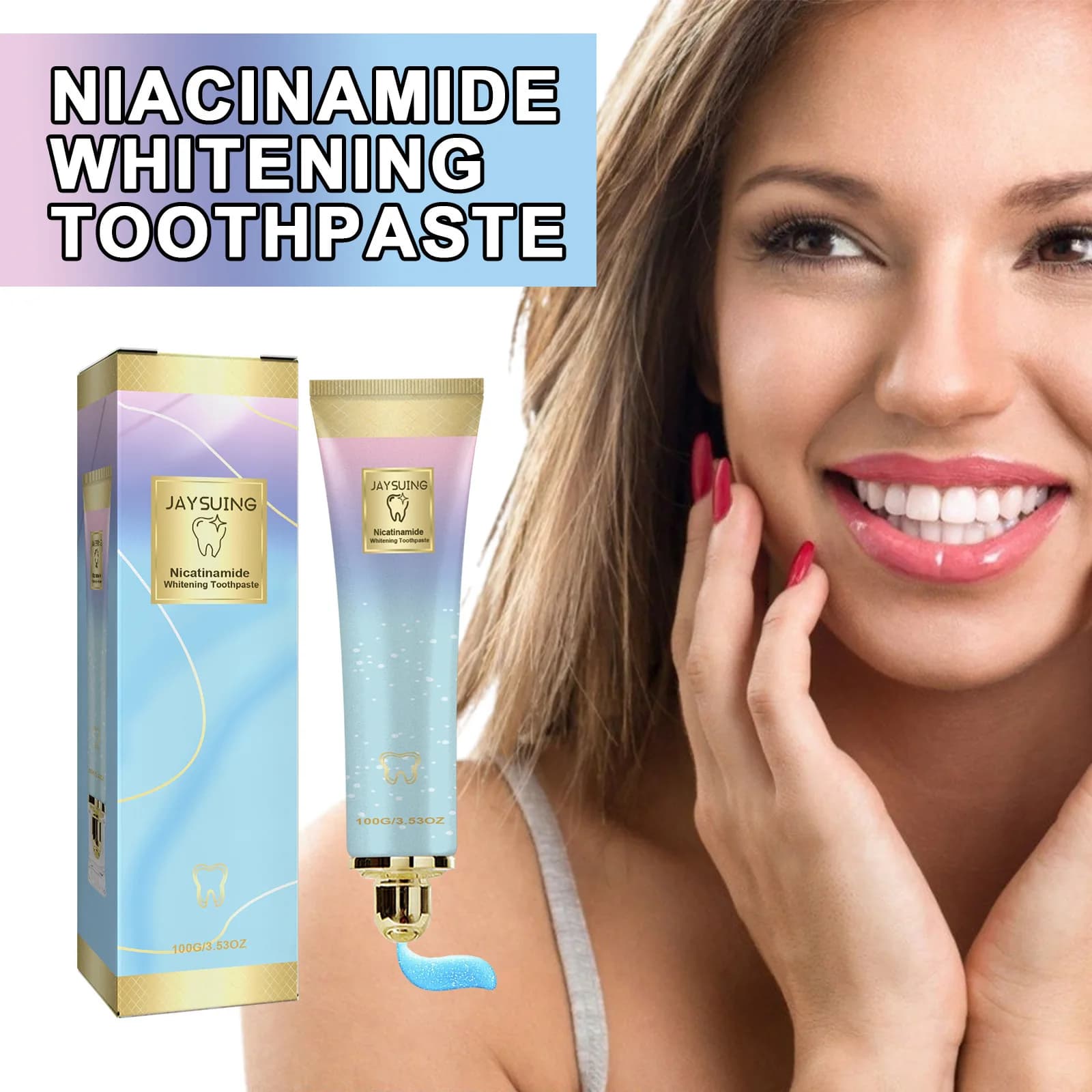 White toothpaste Remove tooth stains Bad breath Update clean teeth Prevent toothpaste Dentifricio for dental computation removal