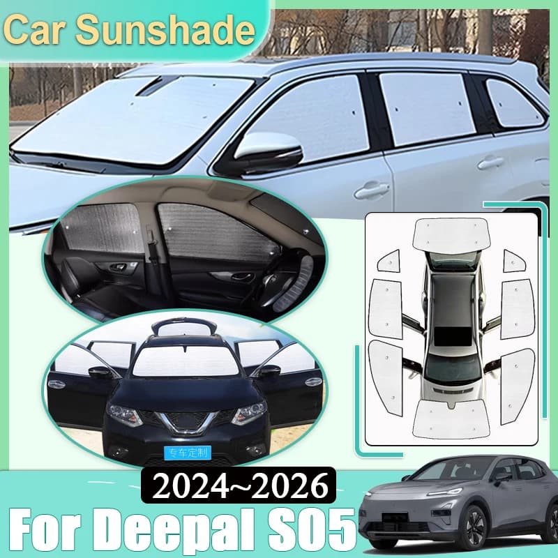 Per Deepal S05 2024 2025 2026 C857 Auto Copertura Completa Visiera Parabrezza Finestre Anti-Uv Parasole Protezione Parasole Accessori