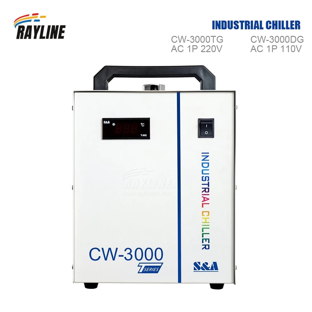 CW-3000 DG110V TG220V 380v Industrial Water Cooling Pump for Laser Engraving Machine Cooling CO2