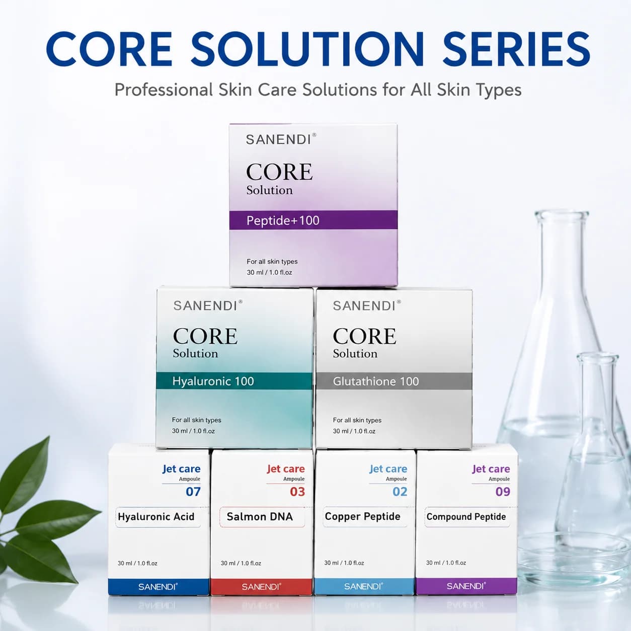 Siero PDRN all'Acido Ialuronico per il Viso con DNA di Salmone, Collagene Peptidico, GSH, Olio Essenziale Skinbooster, Cura della Pelle Coreana