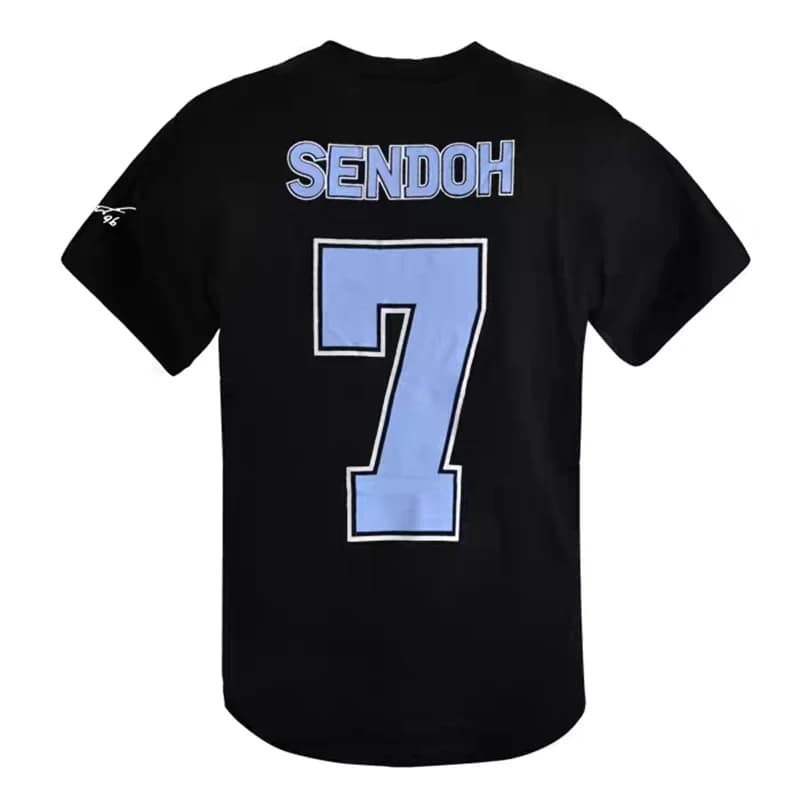 Maglia da basket della scuola superiore Ryonan Sendoh Akira T-shirt anime per uomo donna Slam Dunk T-shirt sportiva uniforme in cotone regalo cosplay