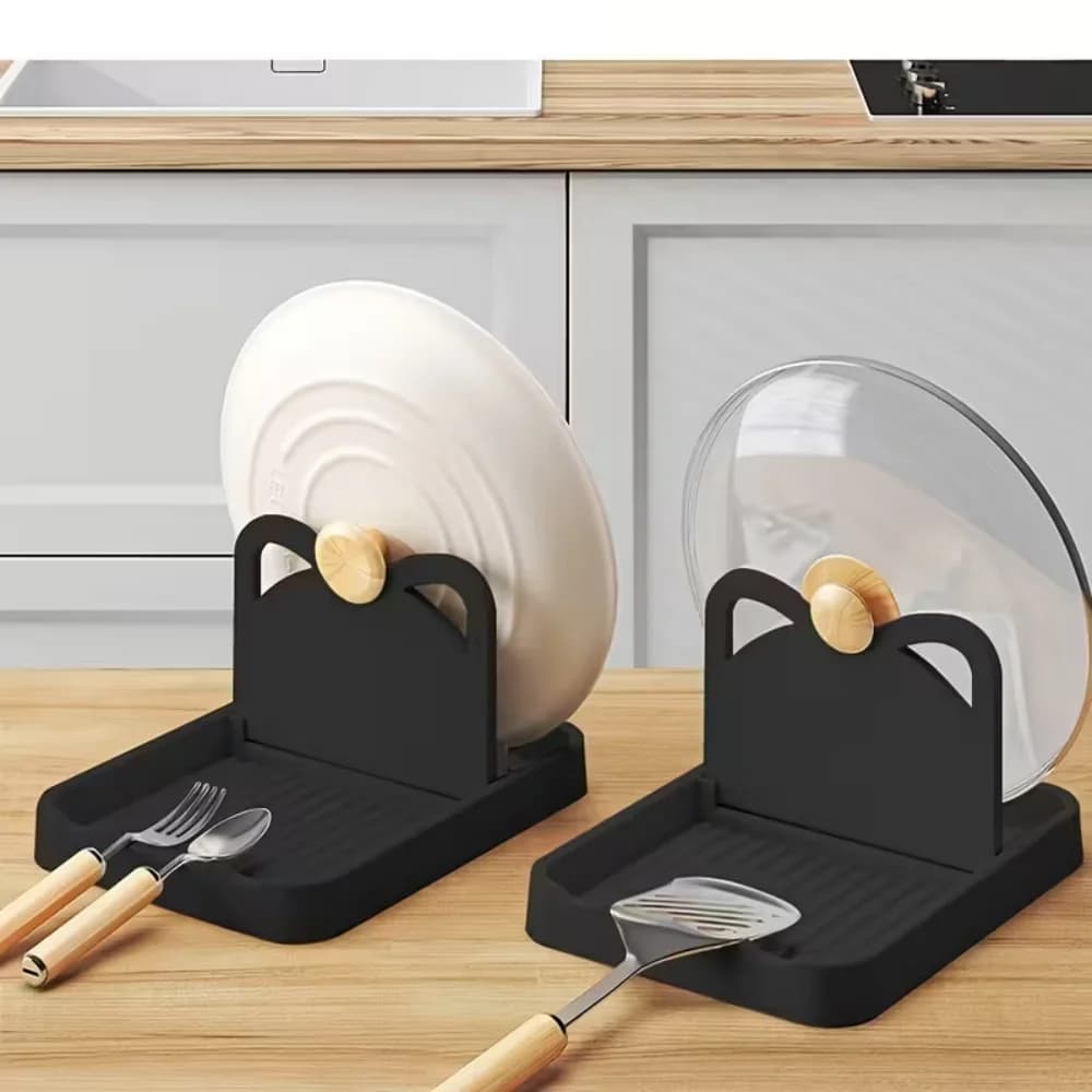 Portacucchiaio da bancone da cucina - portaprovette e portacucchiaio - piccoli attrezzi multiuso per mantenere pulito il controsoffitto - silicone rac