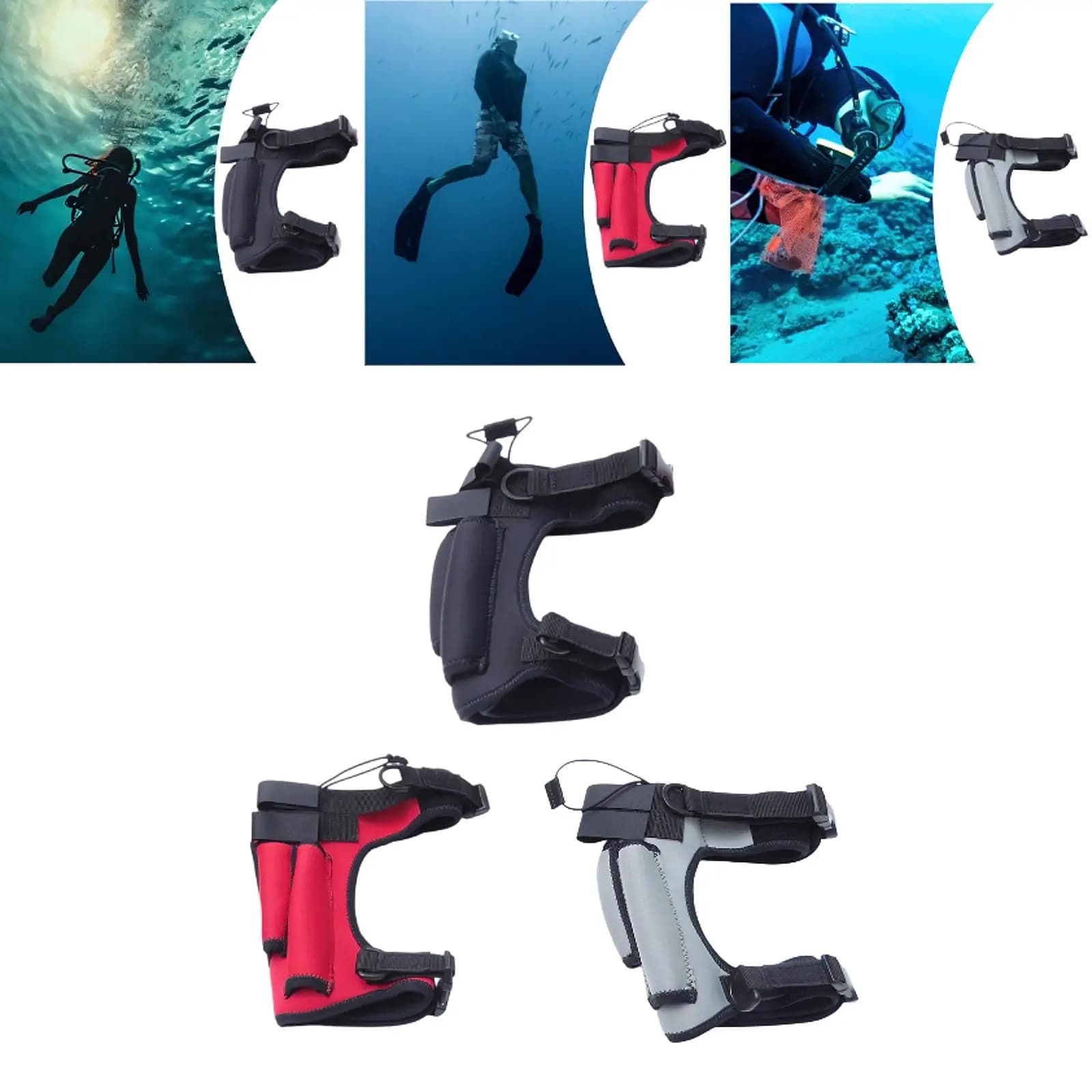 Portacoltello per gamba da immersione Coltello per coscia regolabile Avvolgente per gamba Fondina per coltello per canottaggio Snorkeling Pesca subacquea Vela