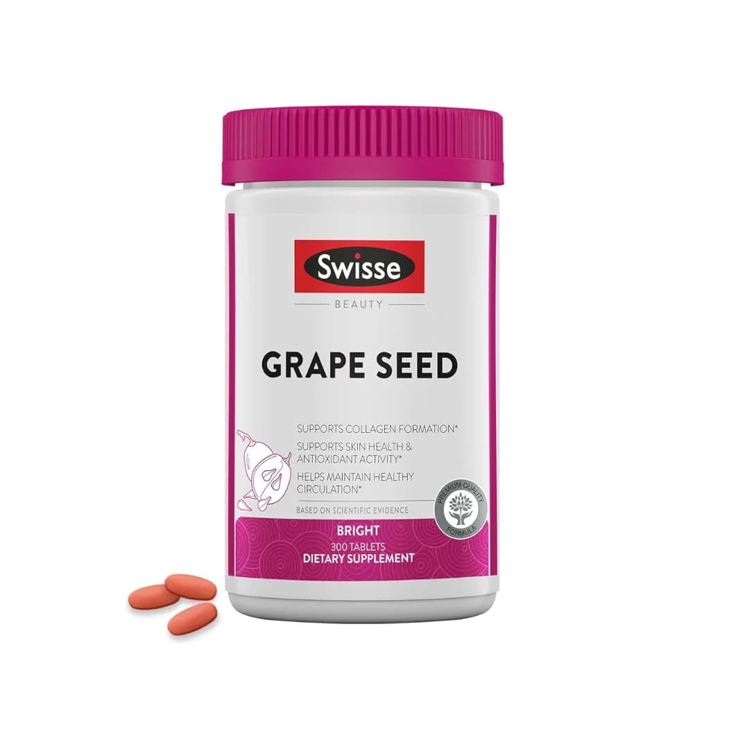 Antioxidant supplement with Swisse grape seed extract with vitamin C |