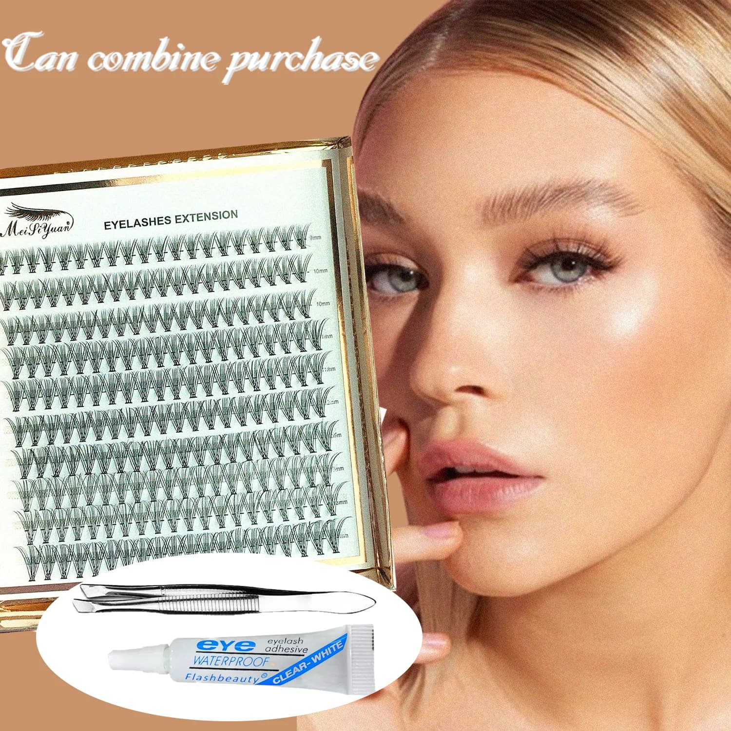Daily Korean Beauty Essential – Invisible Fake Eyelashes for a Natural Cat Eye Look