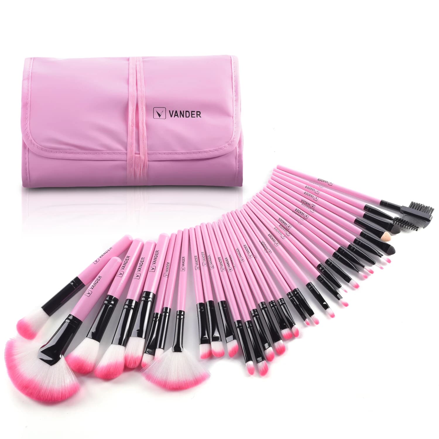 18/32 pieces set of brushes for soft makeup and soft cosmetics foundation in powder shading Kabuki mixing fard brush for makeup kit of beauty tools