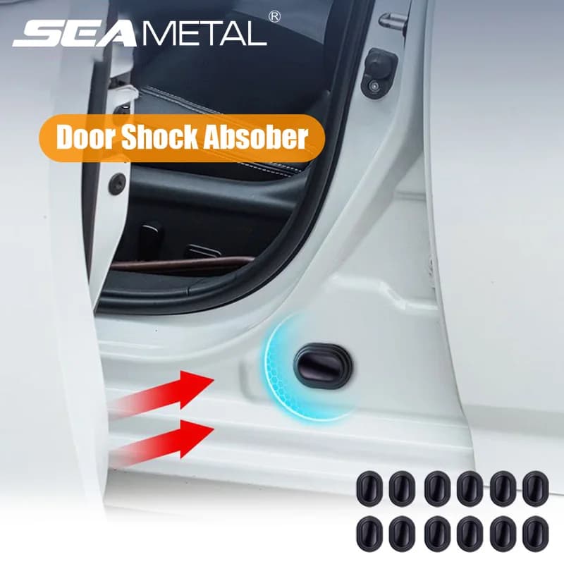 SEAMETAL 12 pezzi tampone di protezione per portiera auto tampone per porta in silicone autoadesivo ridurre il rumore protezione dell'ammortizzatore per il bagagliaio del cofano