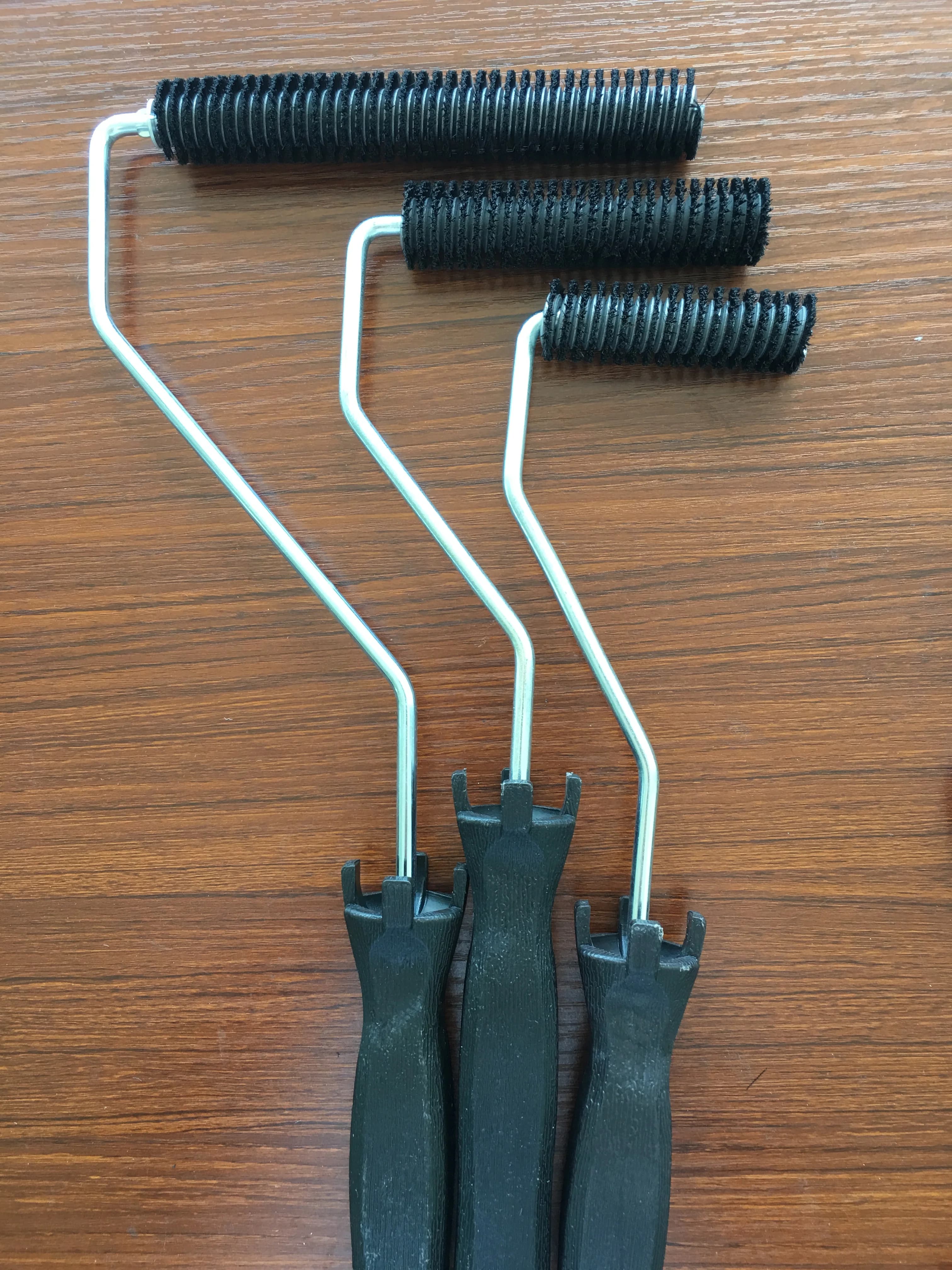 set Fiberglass Laminating Roller FIN roller Bubble Roller for Resin Laminating Roller Project kit for Composite