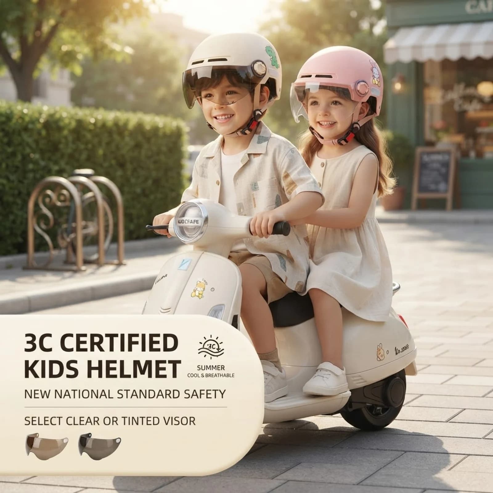 Children Protective Headg Adjustable Fit Child Bike Helmet Road Helmet Protective Headgear for Cycling and Outdoor Riding