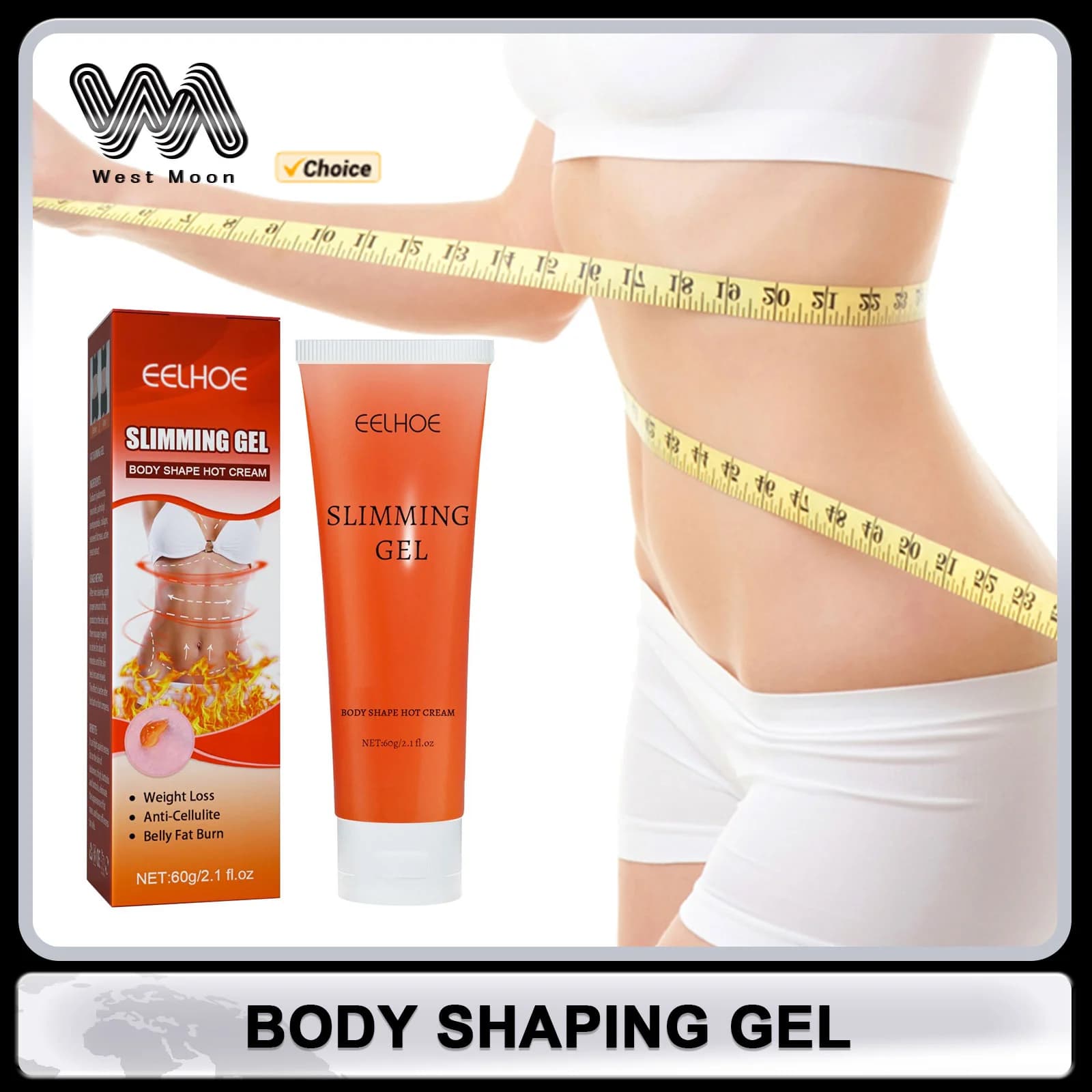 Slimming gel fat firming skin firming Cellulite remove for abdomen life weight loss massage beauty health body modeling cream