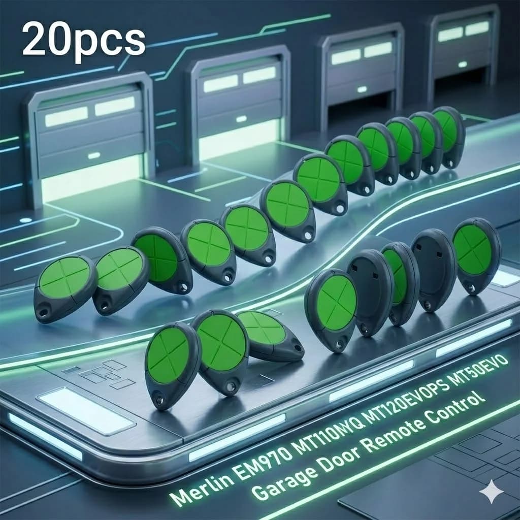20 pezzi Merlin+2.0 E970M per MR550EVO MR60 CR625EVO CR655MYQ ​ Apriporta Avvolgibili, Centralina Cancello di Sicurezza, Codice Rolling