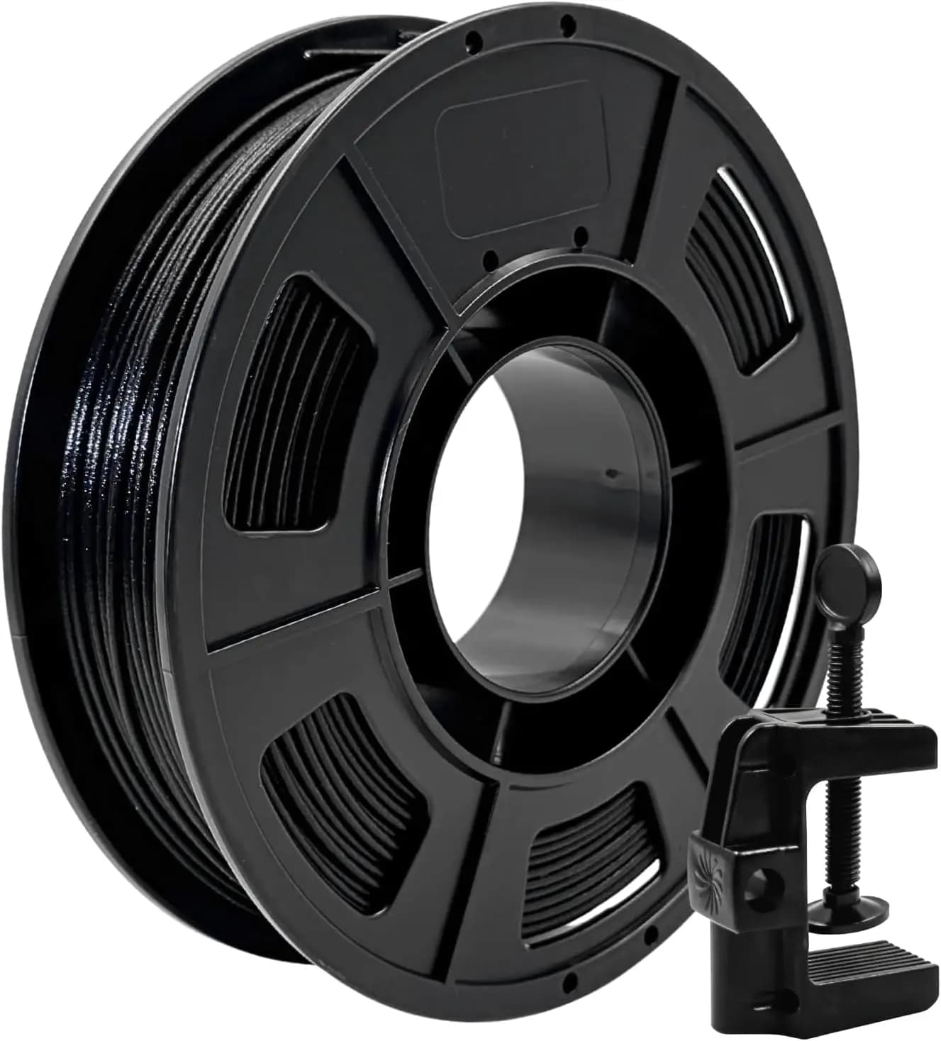 Filamento PETG Nero per Stampante 3D 1.75mm 250g, Nuova Formula ad Alta Resistenza, Eccellente Adesione tra gli Strati