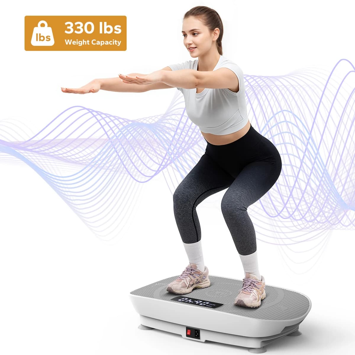 MERACH CV30 Vibrant Platform, Exercise Machine, Body Training, Vibrant Fitness Platform for Slimming and Toning