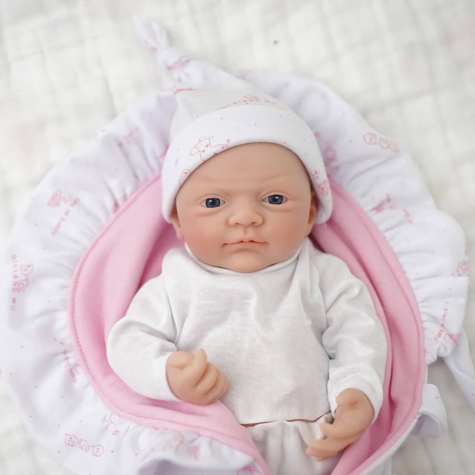 12 "Micro Preemie Full Body Silicone Baby Doll Girl "Luna" Realistica bambola rinata Sorpressione Bambini Anti-Stress
