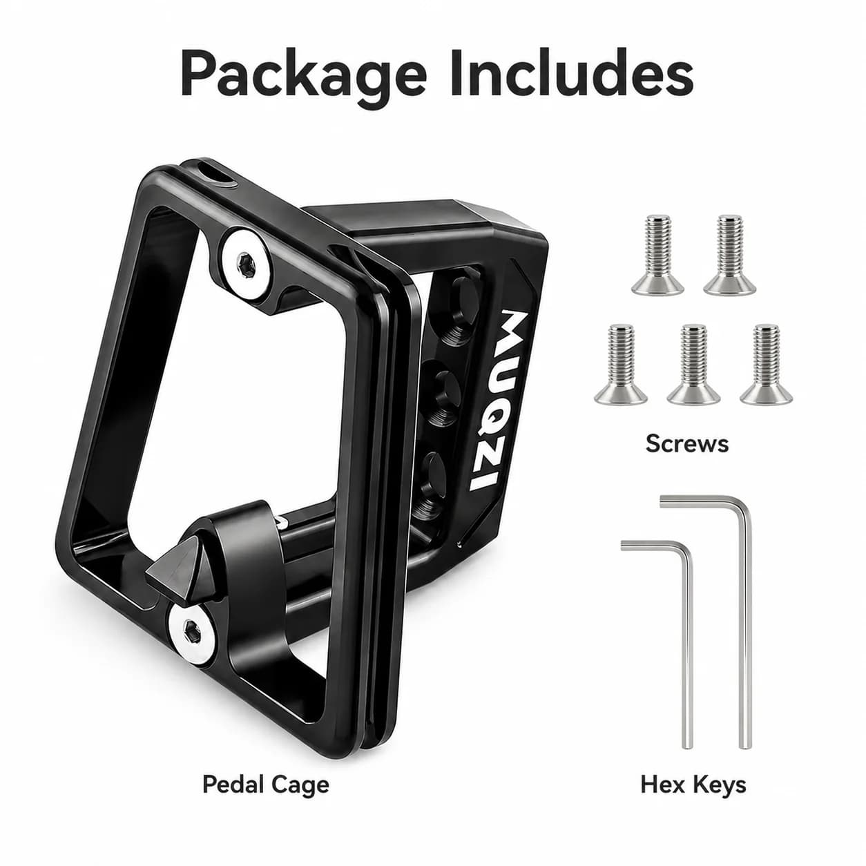 Adattatore per pedali bici in lega di alluminio, convertitore per clip e platform, poggiapiedi con viti e chiavi esagonali, kit accessori ciclismo