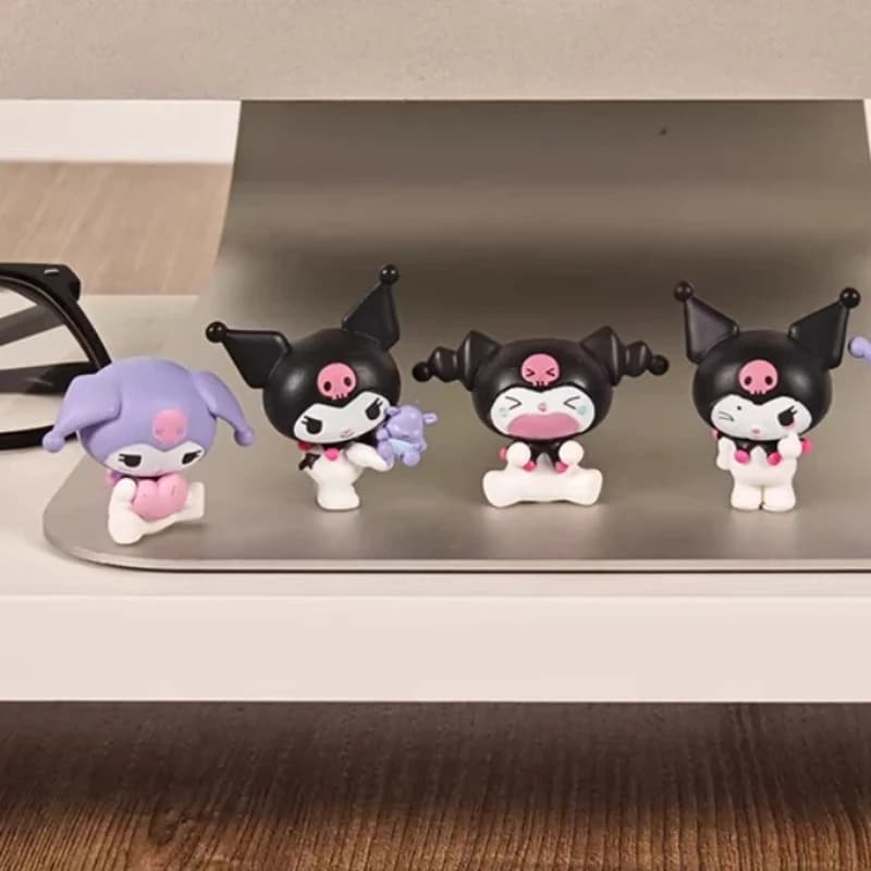 Nuova Figurina Anime Kuromi in Stock, Scatola Misteriosa con Temi Adorabili, Mini Action Figure Kawaii, Decorazione da Scrivania, Regalo Sorpresa per Ragazze