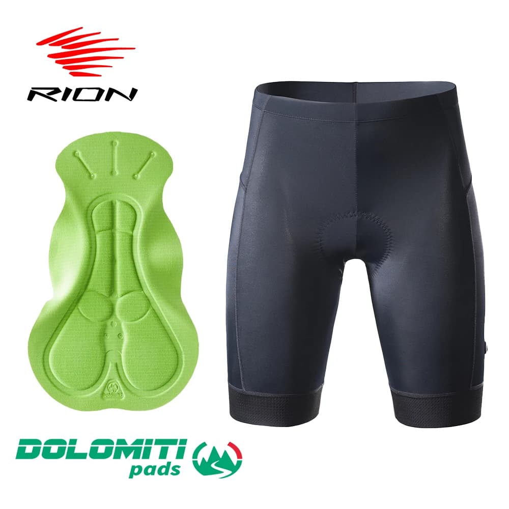 RION Men's Cycling Shorts MTB Footwear Cycling pants 3D Pad Outfit Long Distance Male Shorts Hombre Cycling
