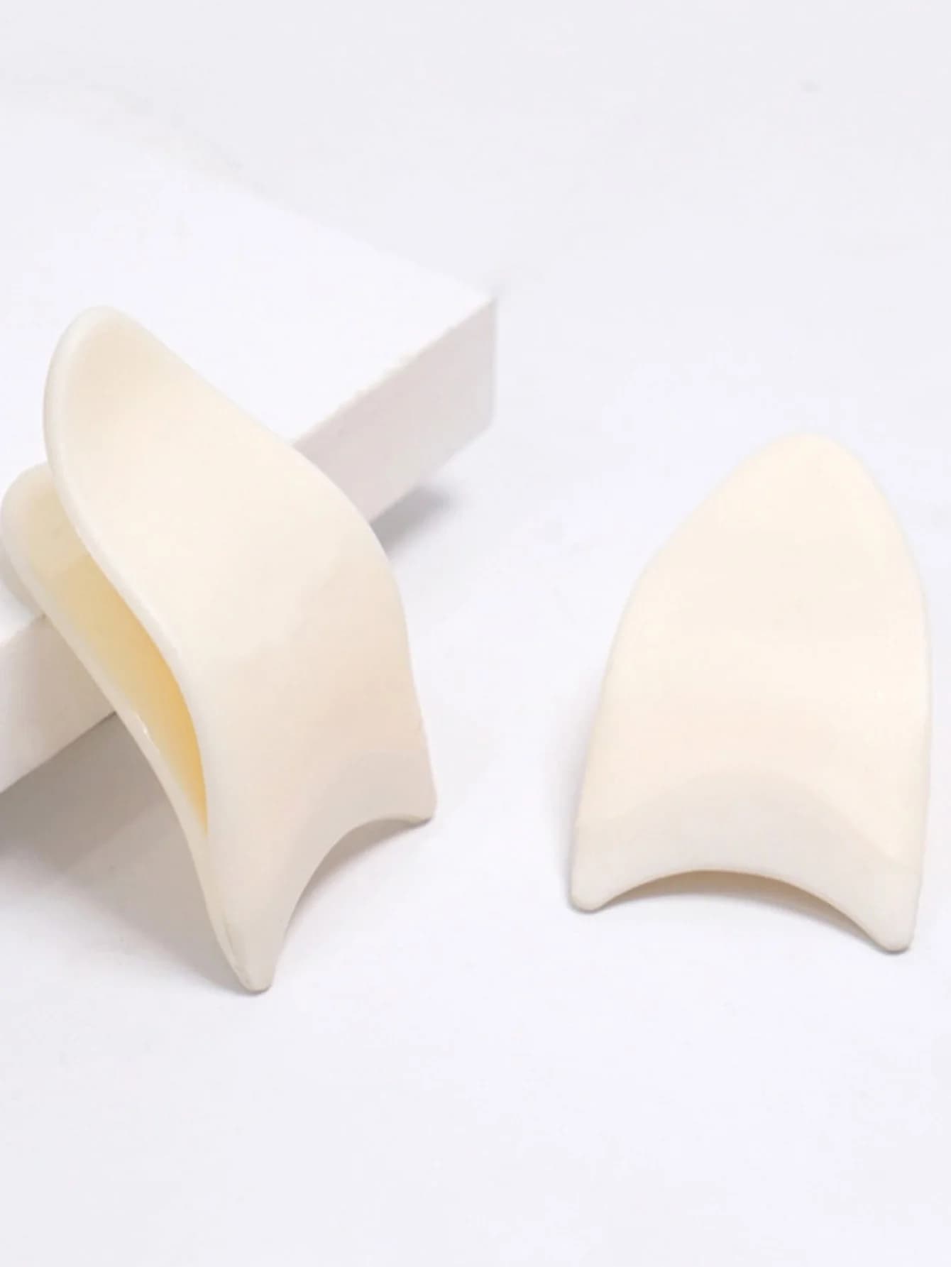 1 Pezzo Applicatore Portatile in Plastica Bianca per Ciglia Finte, Strumento Ausiliario per Ciglia, Accessorio Pratico per Trucco Quotidiano per Principianti