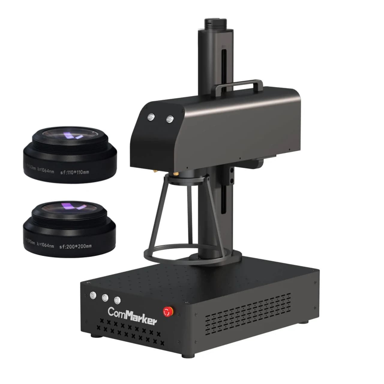 Macchina per marcatura laser a fibra ComMarker B4 per macchina per incisione laser su metallo per incisione laser portatile CNC in acciaio inossidabile di plastica