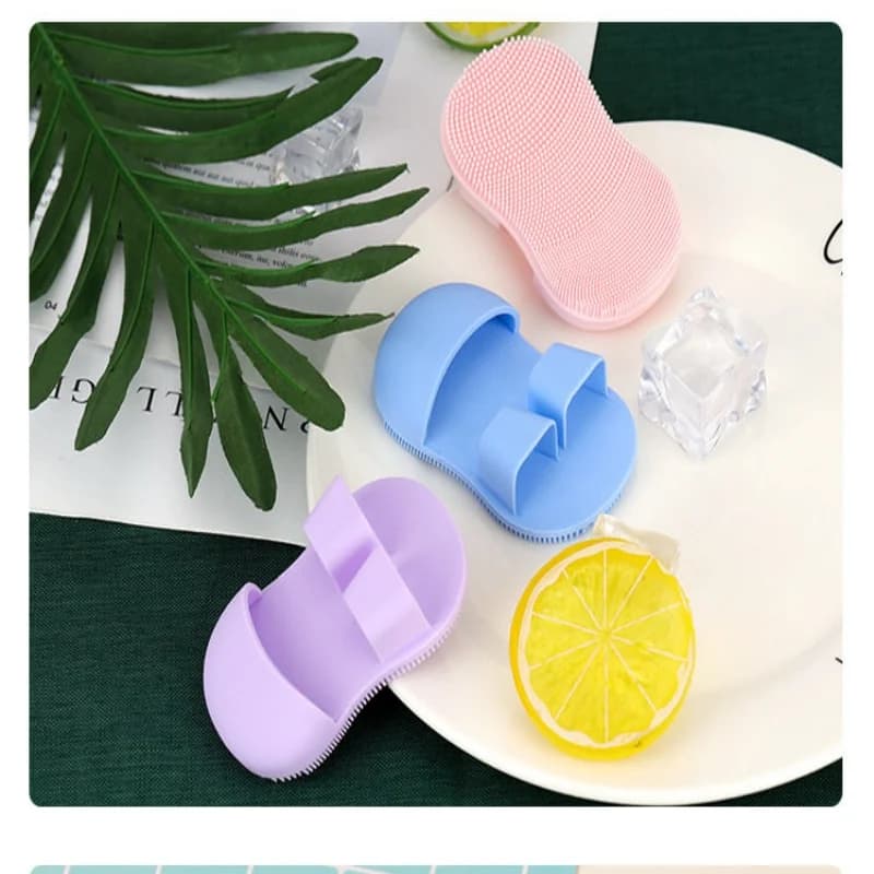 Silicone Facial Cleansing Brush Finger Glove Face Scrubber Deep Pore Exfoliator Soft Face Wash Brush for Skin Cleaning Tool