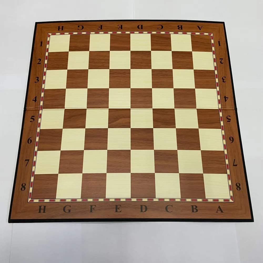 Foldable 33x33cm International Chess Board Paperboard Game Set Portable Chessboard (No Chess Pieces Included)