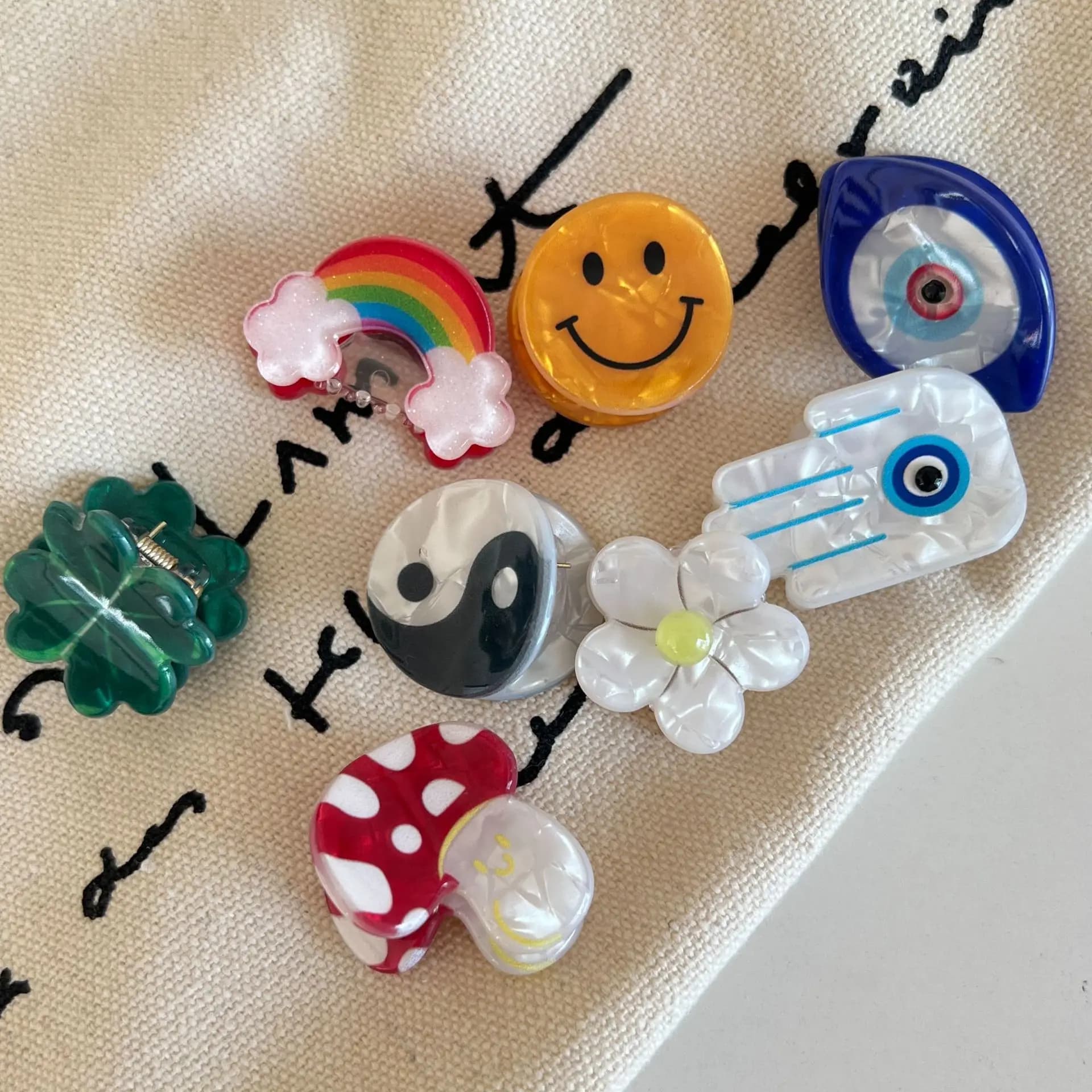 New Creative Cartoon Ocean Fish Acetate Hair Claws Unique Patterned Hair Clips For Women Elegant Headwear Trendy Jewelry