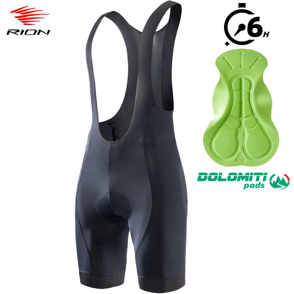 RION Men's Cycling Shorts Men's Bicycle Saddles Reflective Road Bike Clothing Slim fit Outdoor Sports Breathable Long Distance