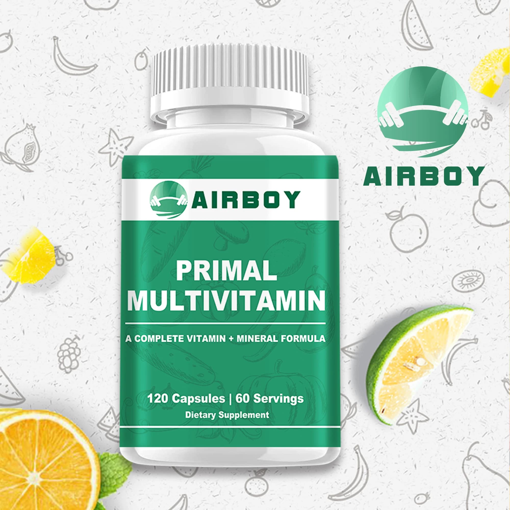 Integratore multivitaminico per uomini e donne-rafforza il sistema immunitario e migliora le prestazioni, aumenta l'energia-120 capsule
