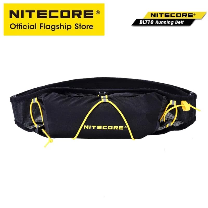 NITECORE BLT10 Running Waist Belt Travel Sport Belt for Outdoor Running Campsite Cycling Women's Trekking Pockets Man