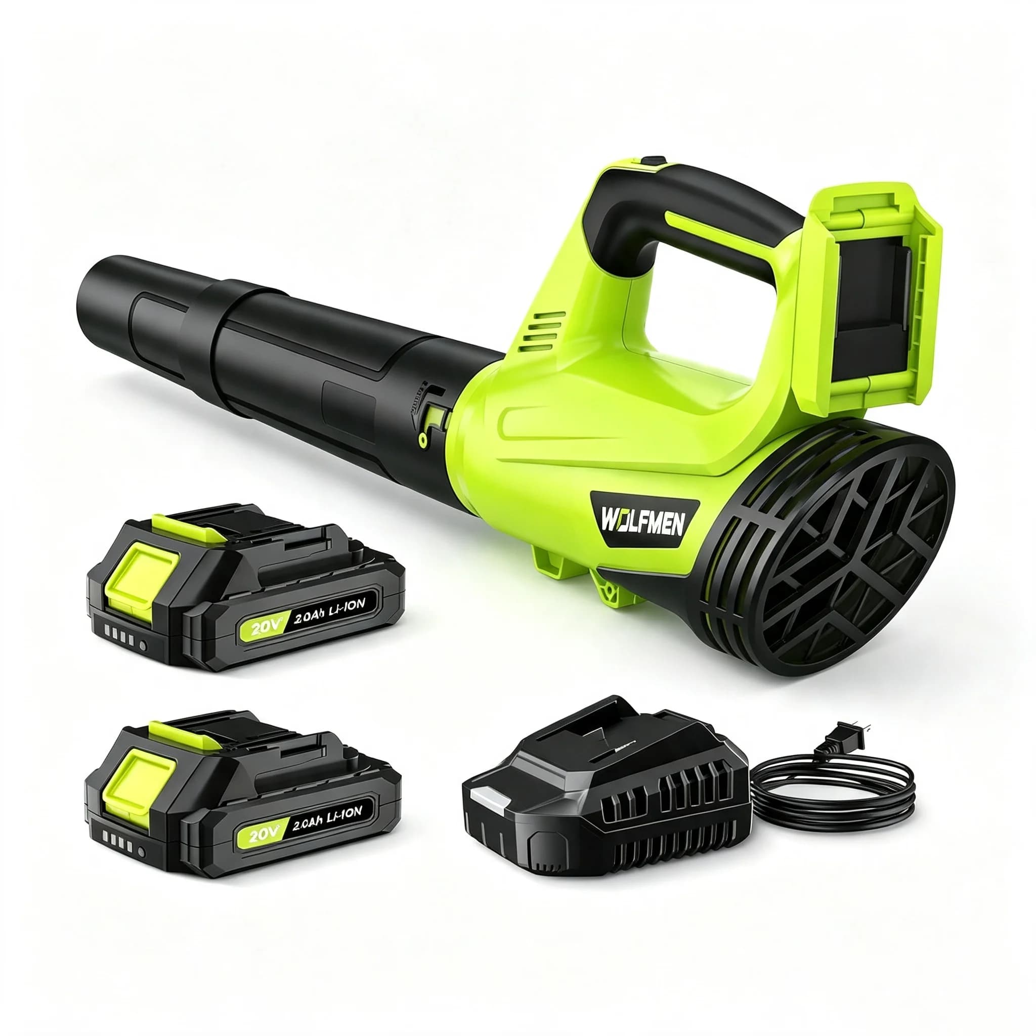 Tolife Leaf Blower Cordless 20V with 2 Batteries and Charger, Lightweight Handheld Electric Blower for Lawn, Yard, Patio, Dust and Snow