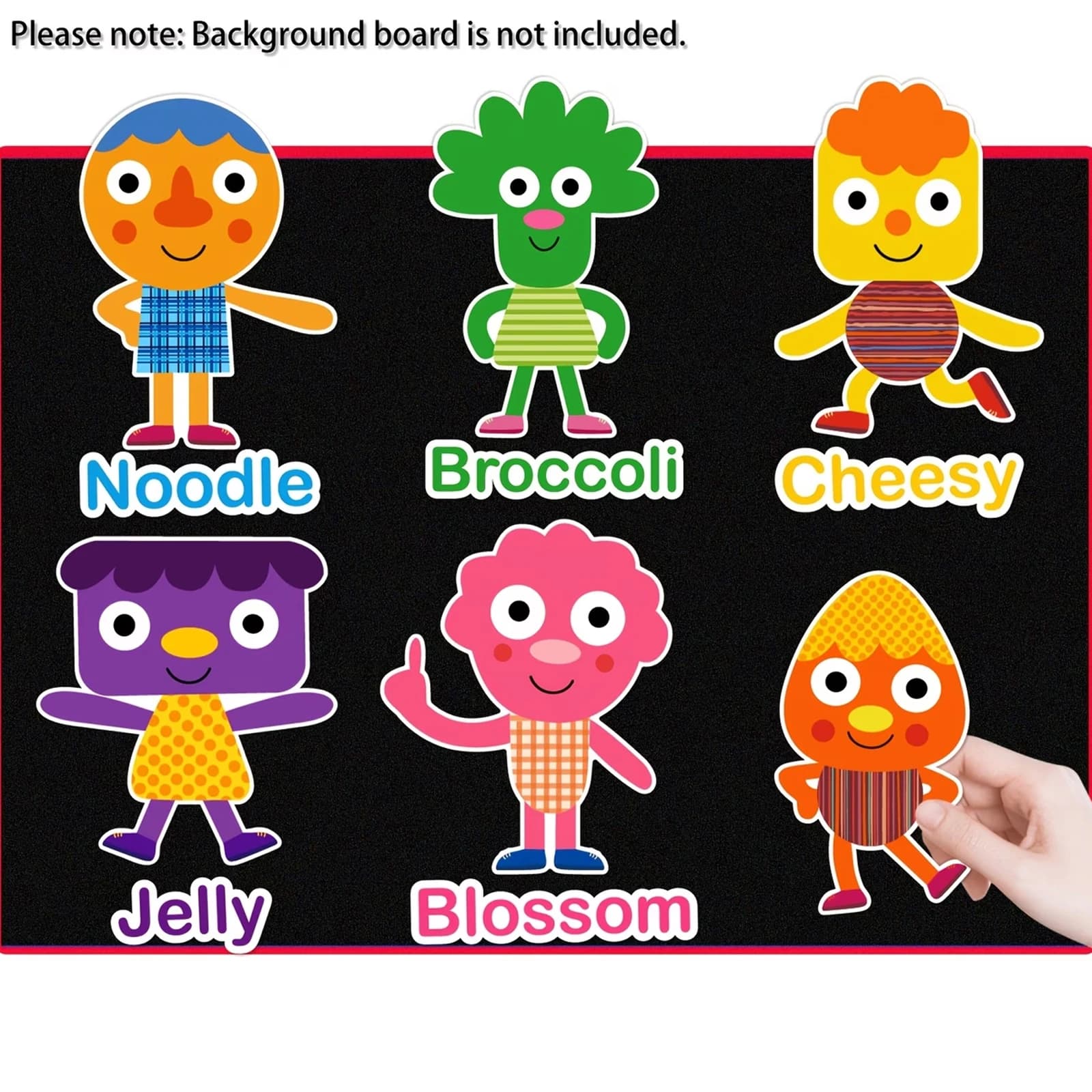 12 Pcs Super Simple Nursery Rhyme Felt Card Set, Classroom Interactive Props, Parent-Child Games, Educational Toys