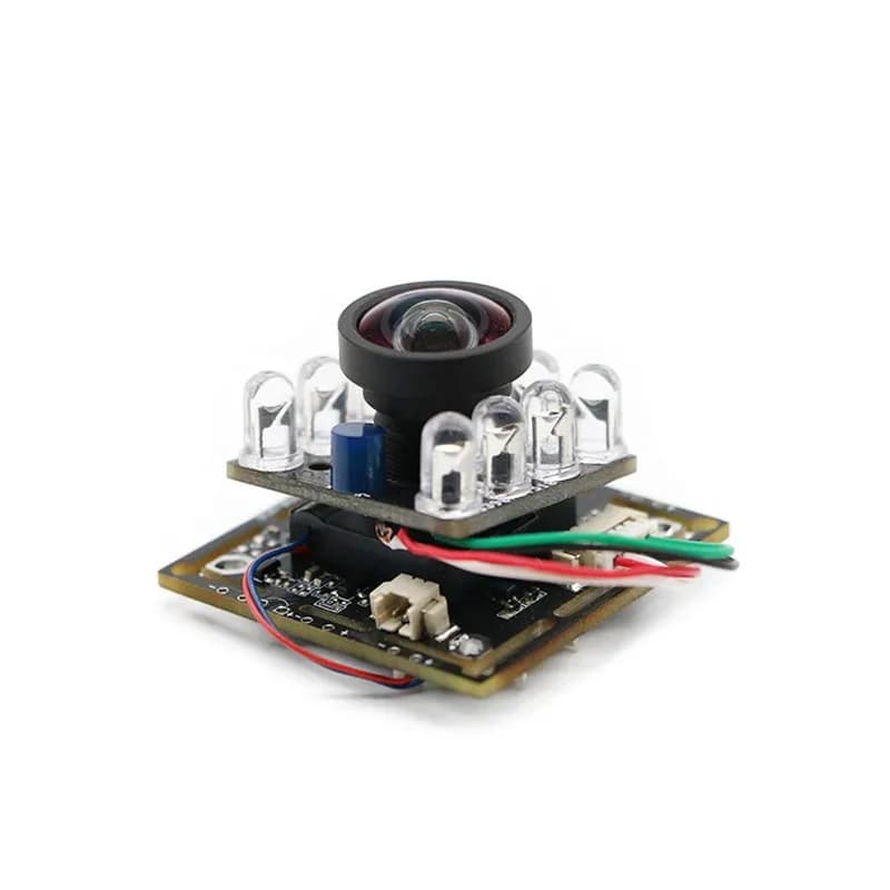 Camera module with OV2735 Sensor from 1/2.7 Inches, USB2.0 interface, with IR-CUT and 10 Lights, Automatically switch to B&N Mode to the Hole