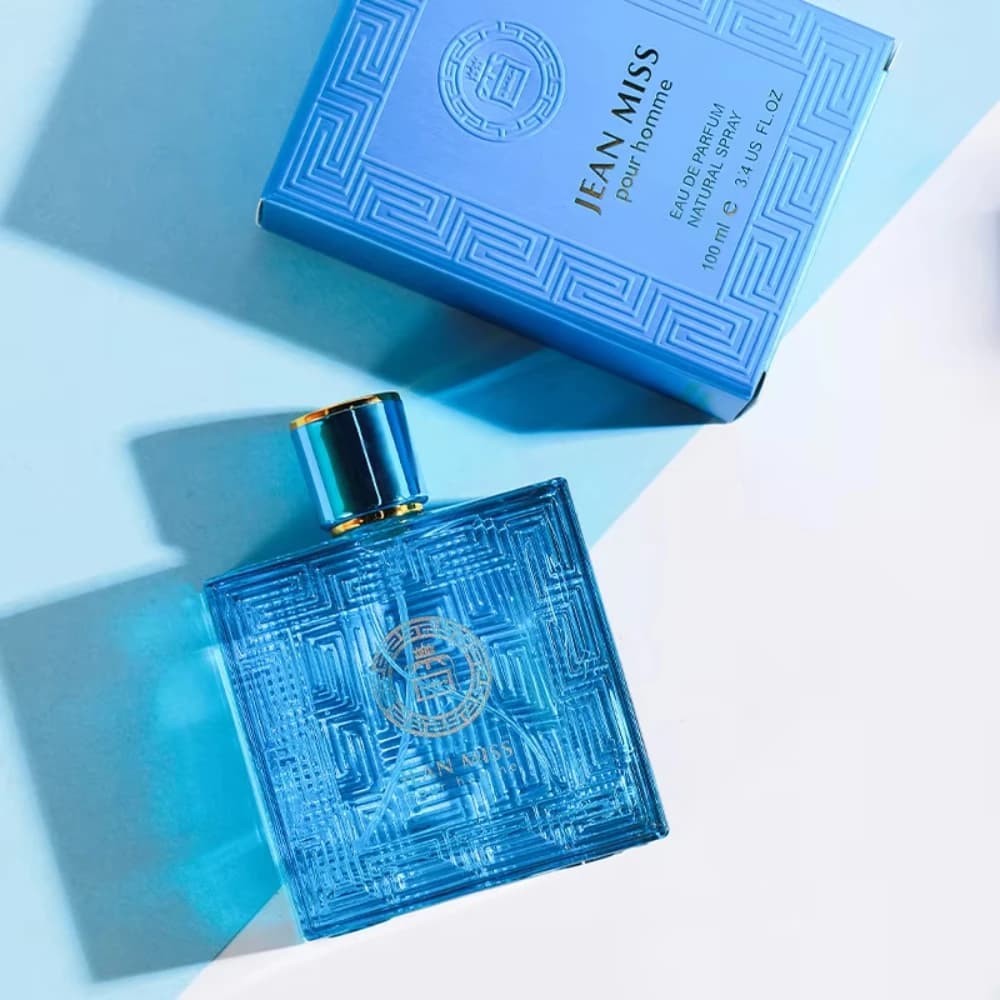 Jean Miss Original Luxury Eau de Parfum da uomo 100ml | Fragranza Arabesque Fougere Woody, Spray EDP a Lunga Durata per Uomo, Perfetto