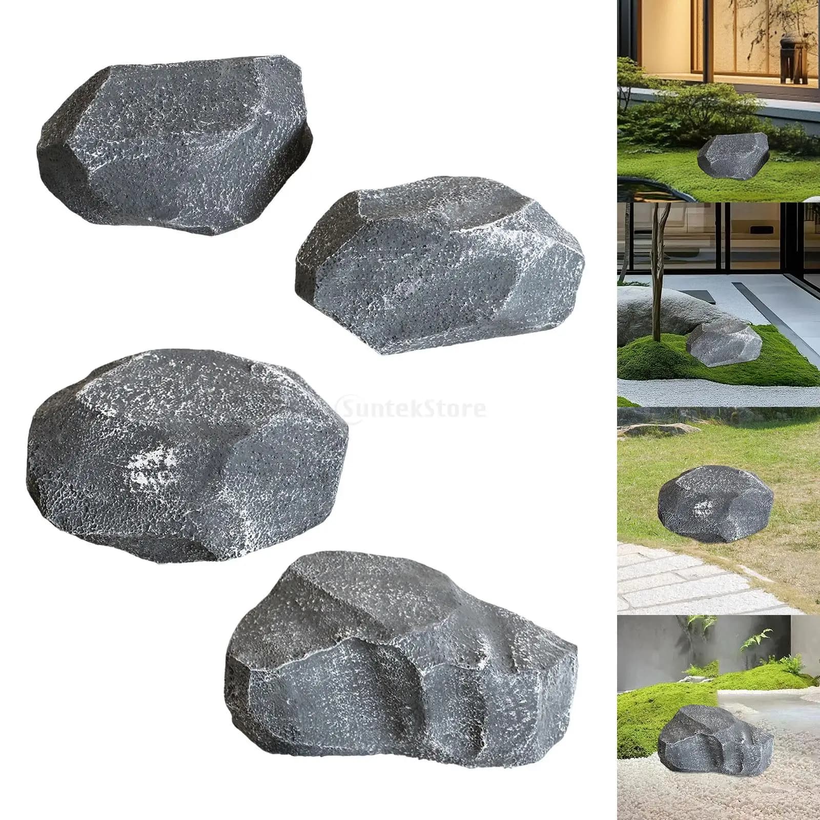 Artificial Rock to Hide Cables and Equipment Multipurpose Landscape Lawn Rock Balcony Garden Portico courtyard
