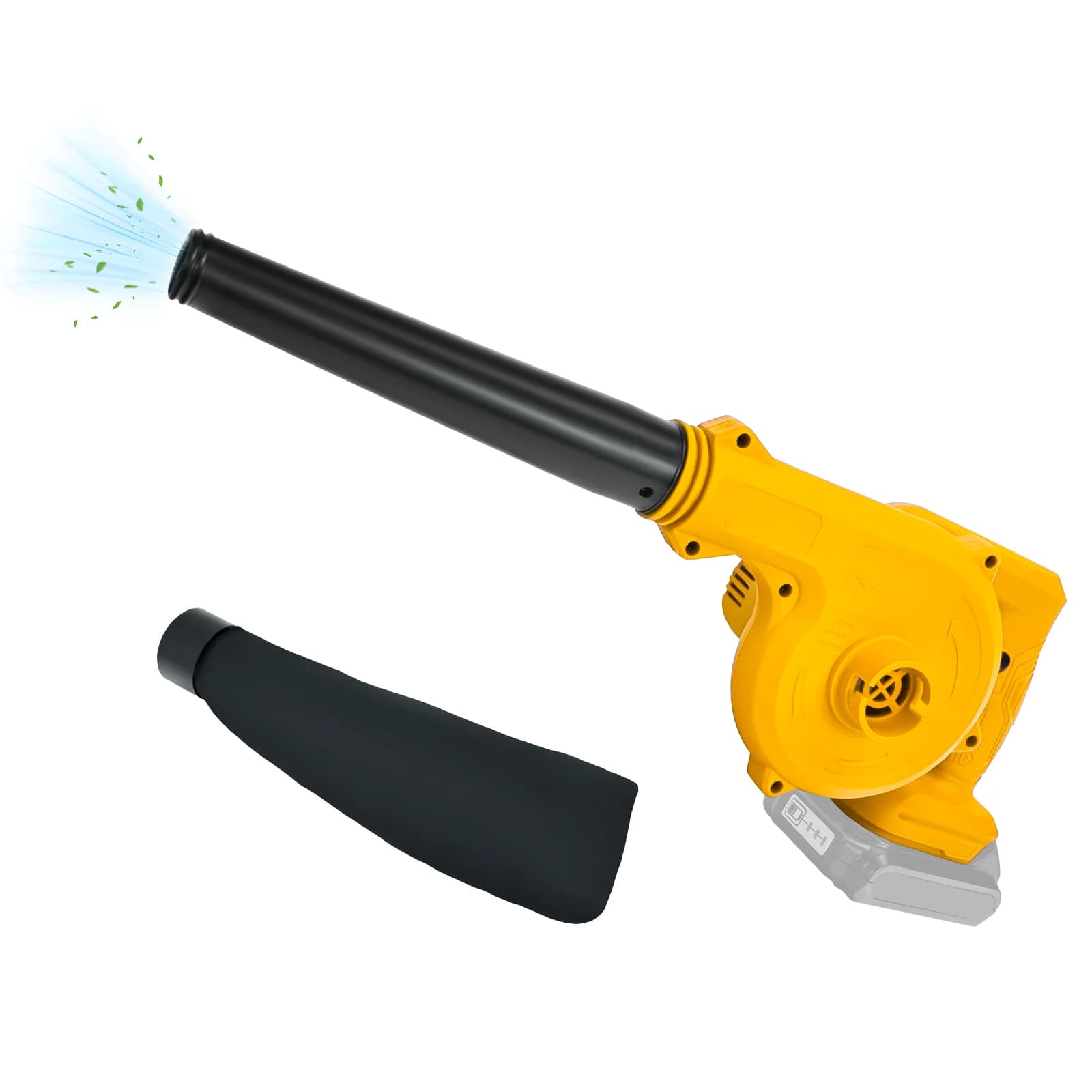 Electric Air Blower Cordless Leaf Blower 2-in-1 Handle Blower and Vacuum Cleaner Power Tool for Dewalt 20V Battery (No Battery)