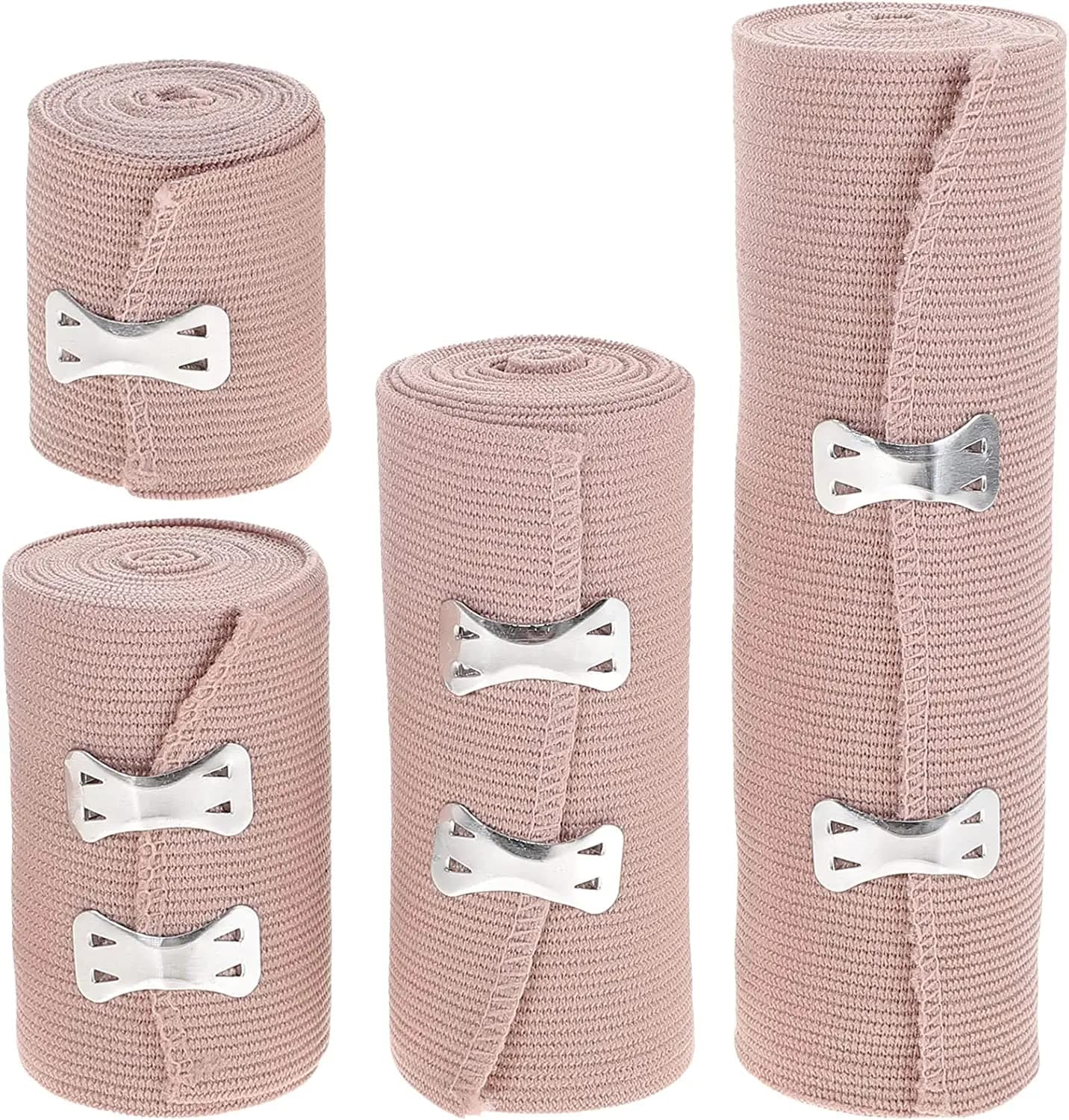 Benda ad alta compressione elastica con chiusura a clip Tendine Laccio emostatico sportivo Basket Supporto per caviglia Ginocchiera Fasciatura fitness