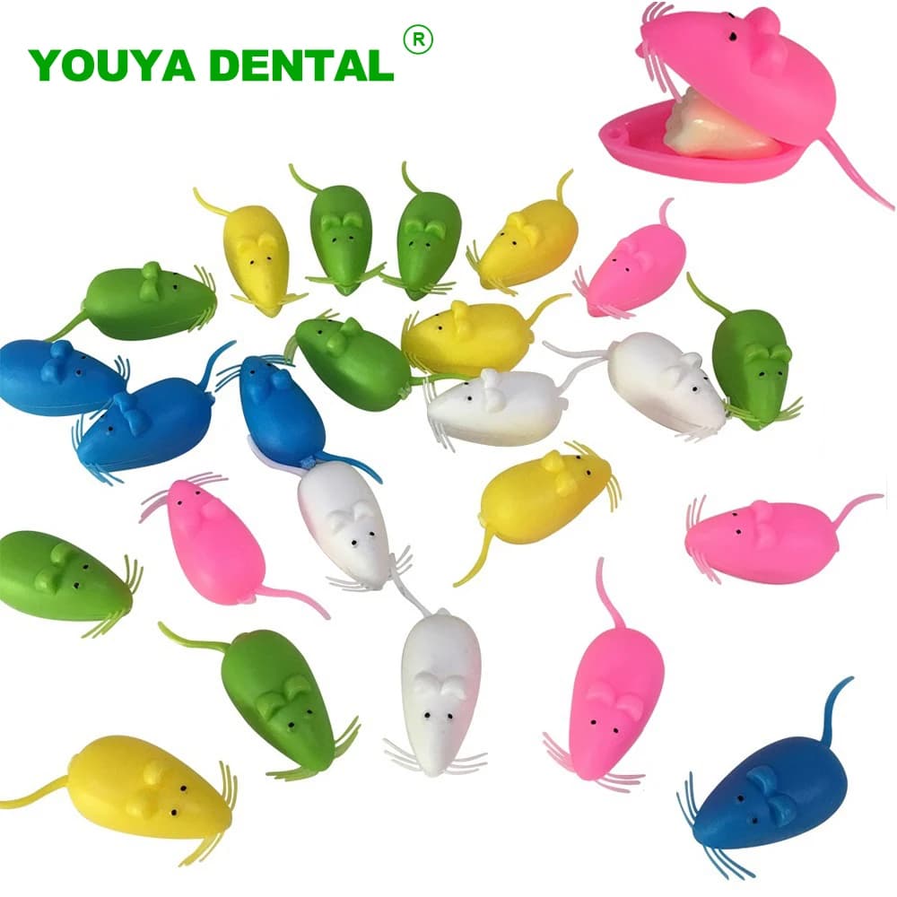 Cute mini shape of plastic mouse saves teeth from milk storage box milk teeth box for children tooth collection container organizer dental gifts