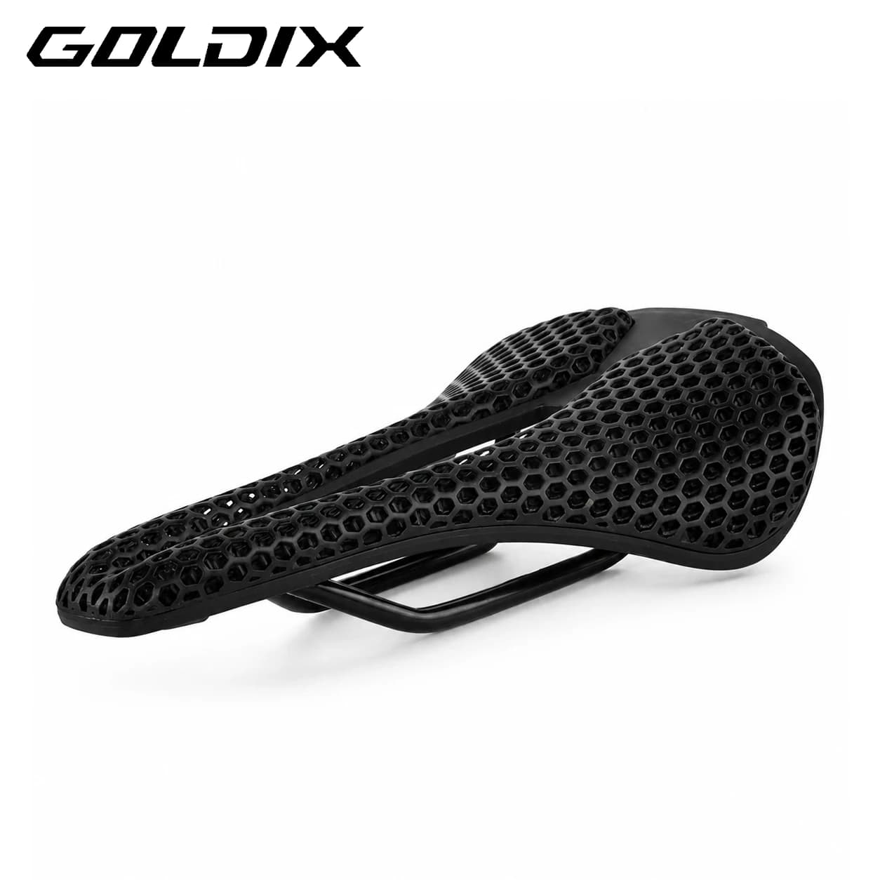 GOLDIX 3D Printing Bicycle Carbon Saddle Ultra Light Highway MTB Racing Saddle Bicycle Cushion Bicycle Seat Accessories