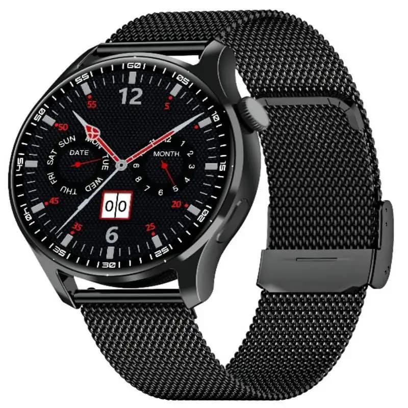 WS3 PRO Smartwatch NFC controllo accessi in metallo Strap1.28 pollici HD Touch Screen chiamate Bluetooth lettore musicale sport moda uomo orologio