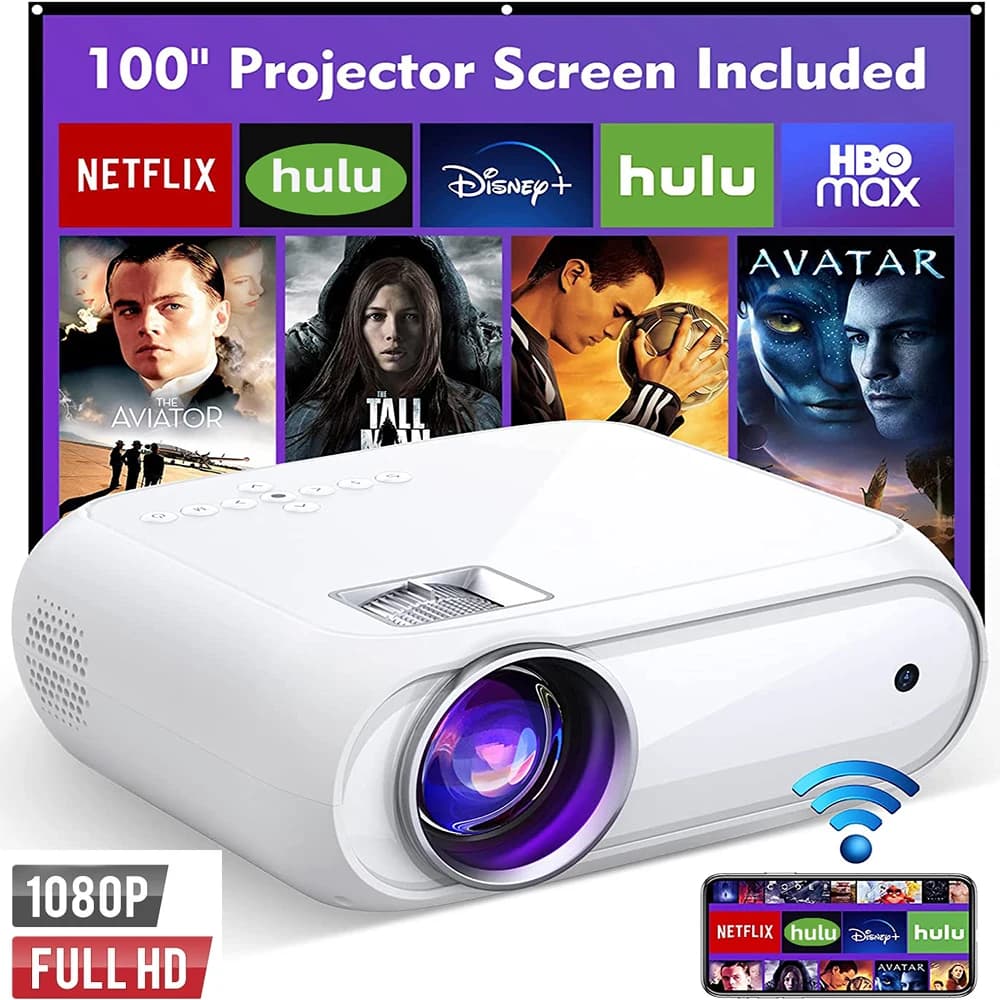 YERSIDA proiettore Full HD1080P BL108 supporto 4K Home camera da letto schermo del telefono cellulare Smart TV proiettore teatrale portatil per Android