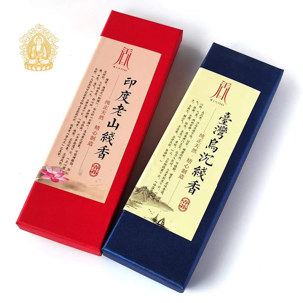 Bastoncini di incenso naturale in legno di sandalo indiano e legno di agar taiwanese, senza sostanze chimiche, rilassamento, meditazione e diffusione di aromi