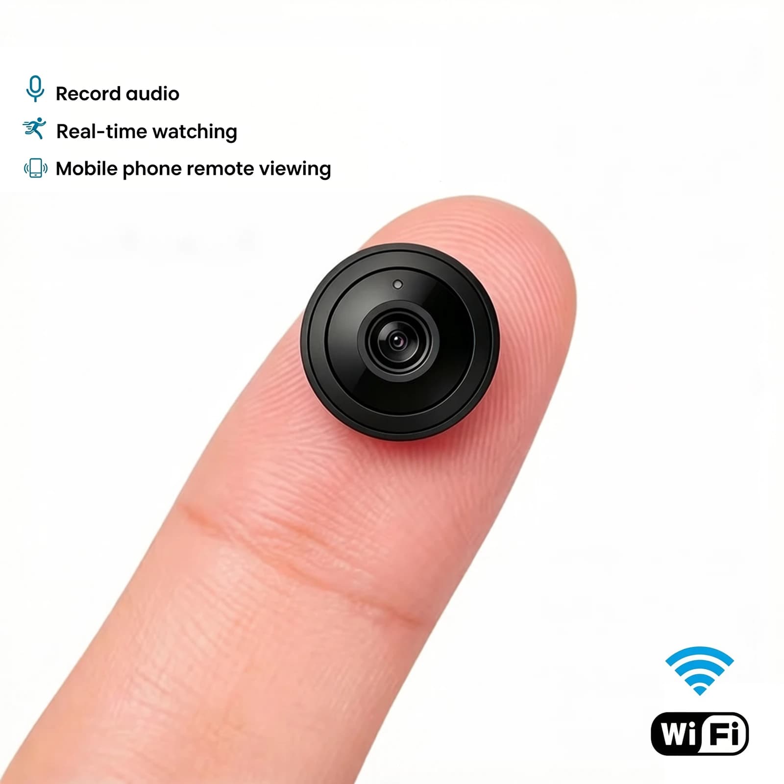 Mini Camera, 1080P HD WiFi Wireless Security Camera with Night Vision and Motion Detection, Ideal for Home, Office, Pet and Baby Monitoring