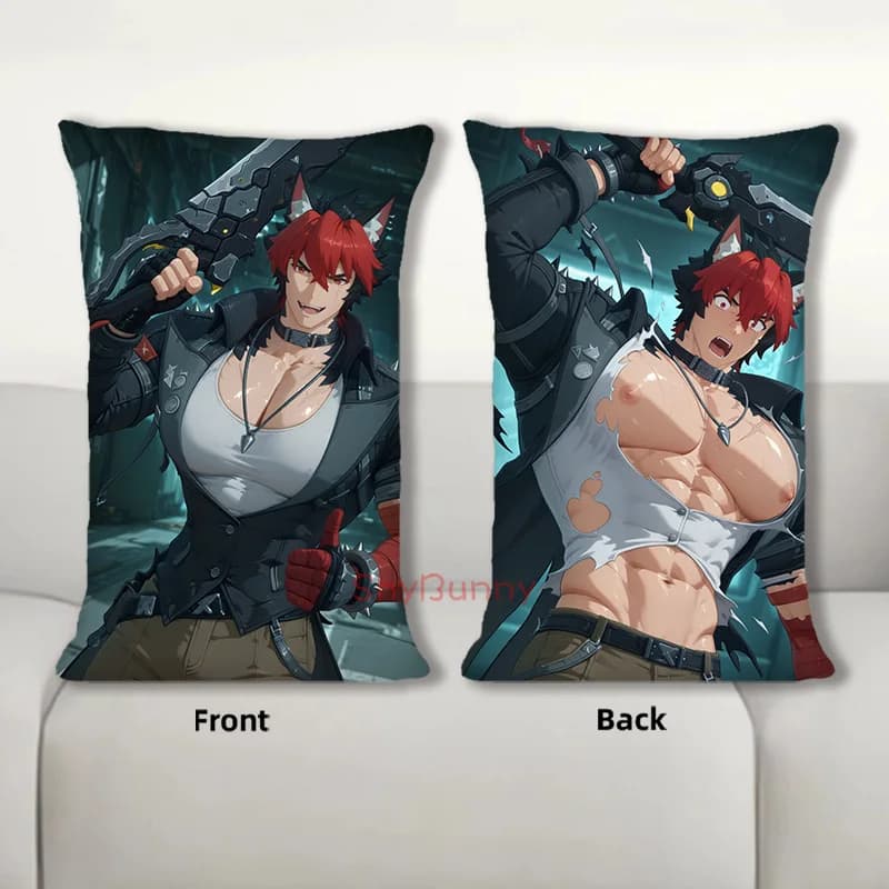 Dakimakura Anime Komano Manato ZZZ Federa per cuscino per il corpo Cuscino per divano Stampa fronte-retro Federa per cuscino 40X60 cm
