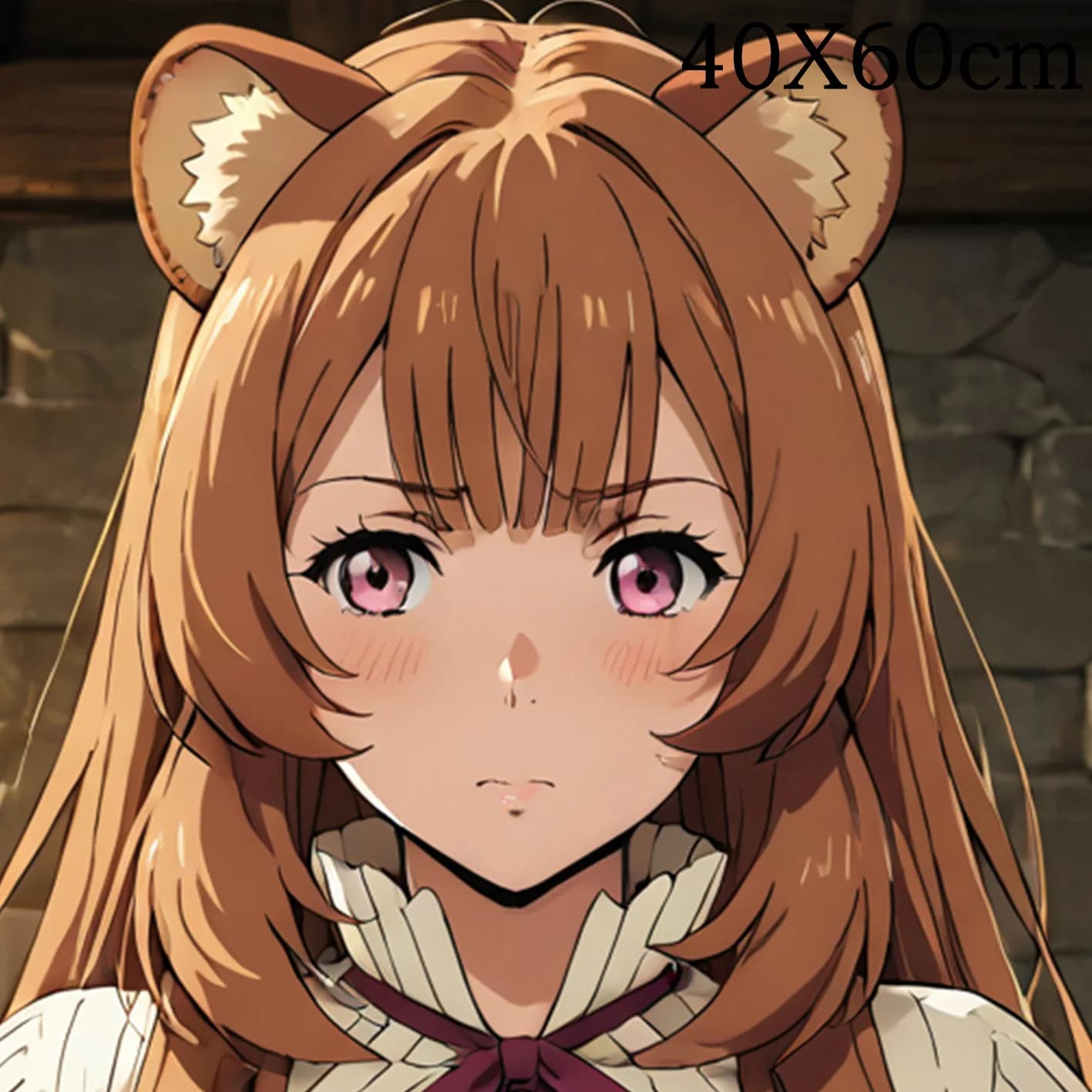 Dakimakura Anime Raphtalia Federa per cuscino da divano con stampa fronte-retro 40X60 cm