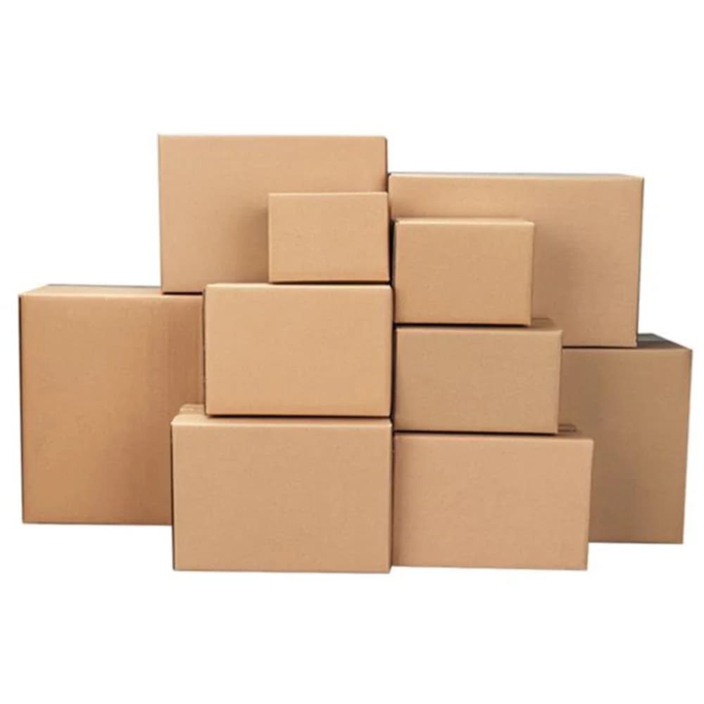 Scatole di carta ondulata da 100 pezzi 4x4x4",6x4x4",6x4x2",6x6x6",8x6x4" Spedizione postale, imballaggio, spostamento e archiviazione per aziende/casa