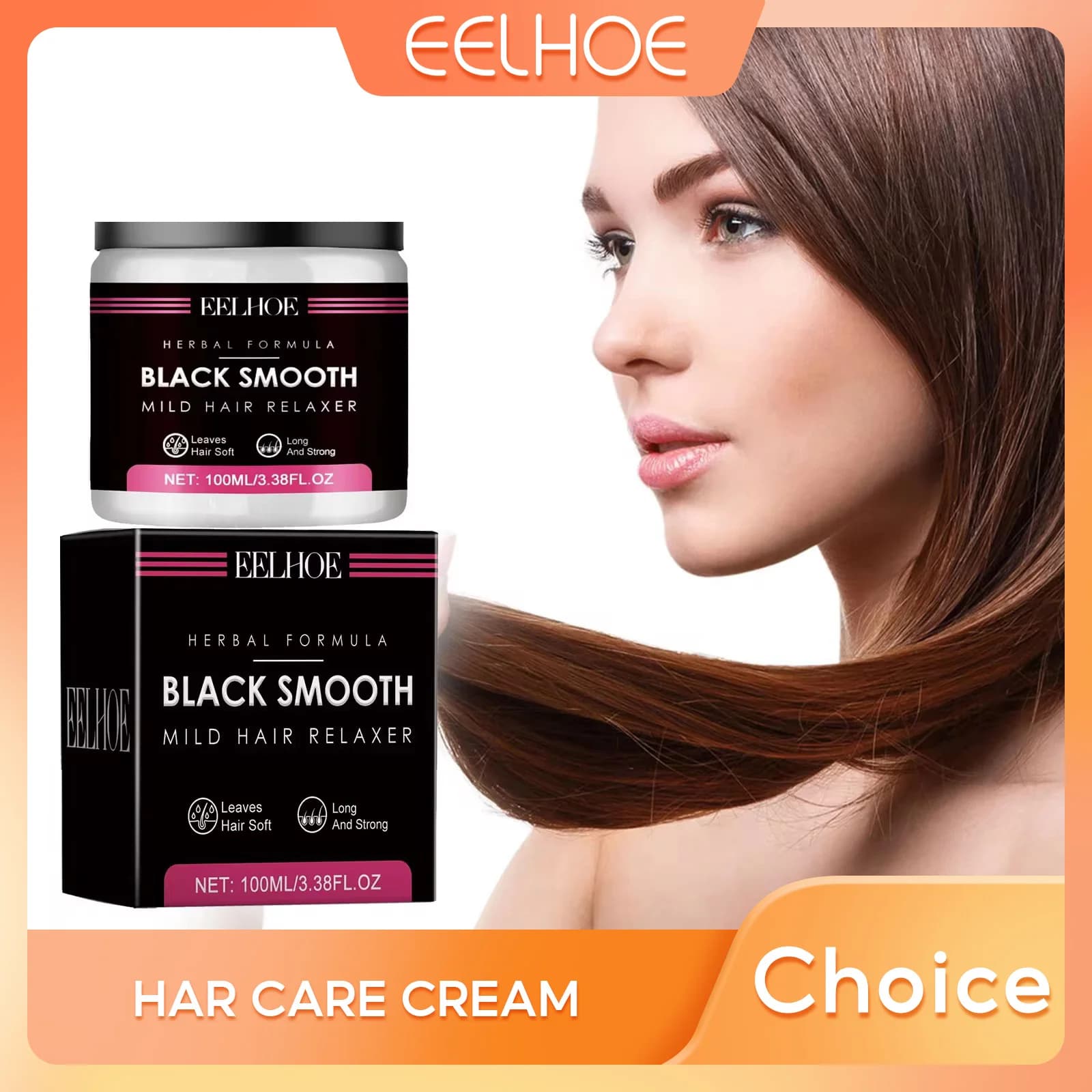 EELHOE Hair Smooth Cream Salp Moisturizing treatment for dry hair plate repair damaged hair protein correction to keratin