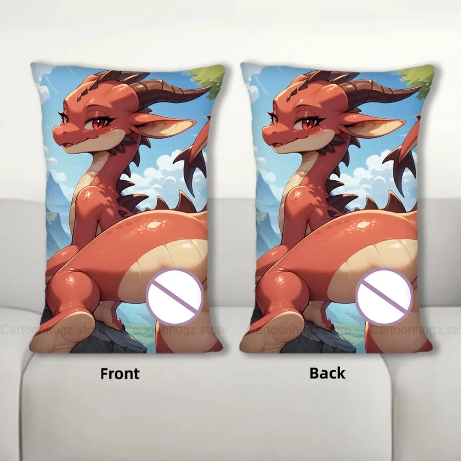 Dakimakura Anime Scalie Federa per cuscino Cuscino per divano Federa per cuscino con stampa fronte-retro 40X60 cm