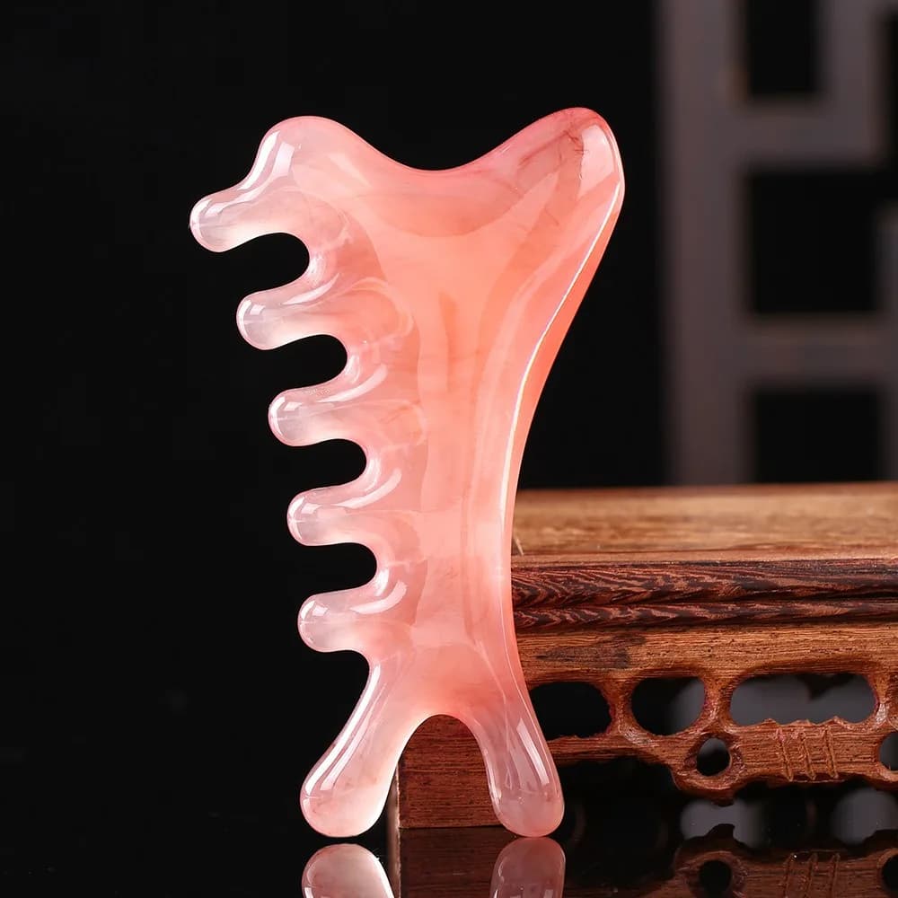 Guasha Bellissimo Massaggio Cera D'api Raschietto Massaggio Raschietto Viso Massaggiatore Agopuntura Gua Sha Occhio Viso Bordo SPA Strumento di Massaggio