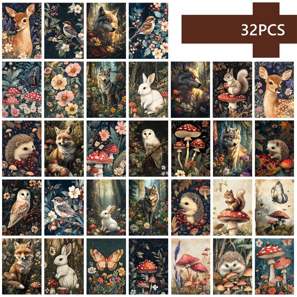 32 pezzi, cartoline di arte di strada, adesivi murali, cartoline postali, biglietti d'auguri, cartoline fai da te, cartoline souvenir, oggetti decorativi