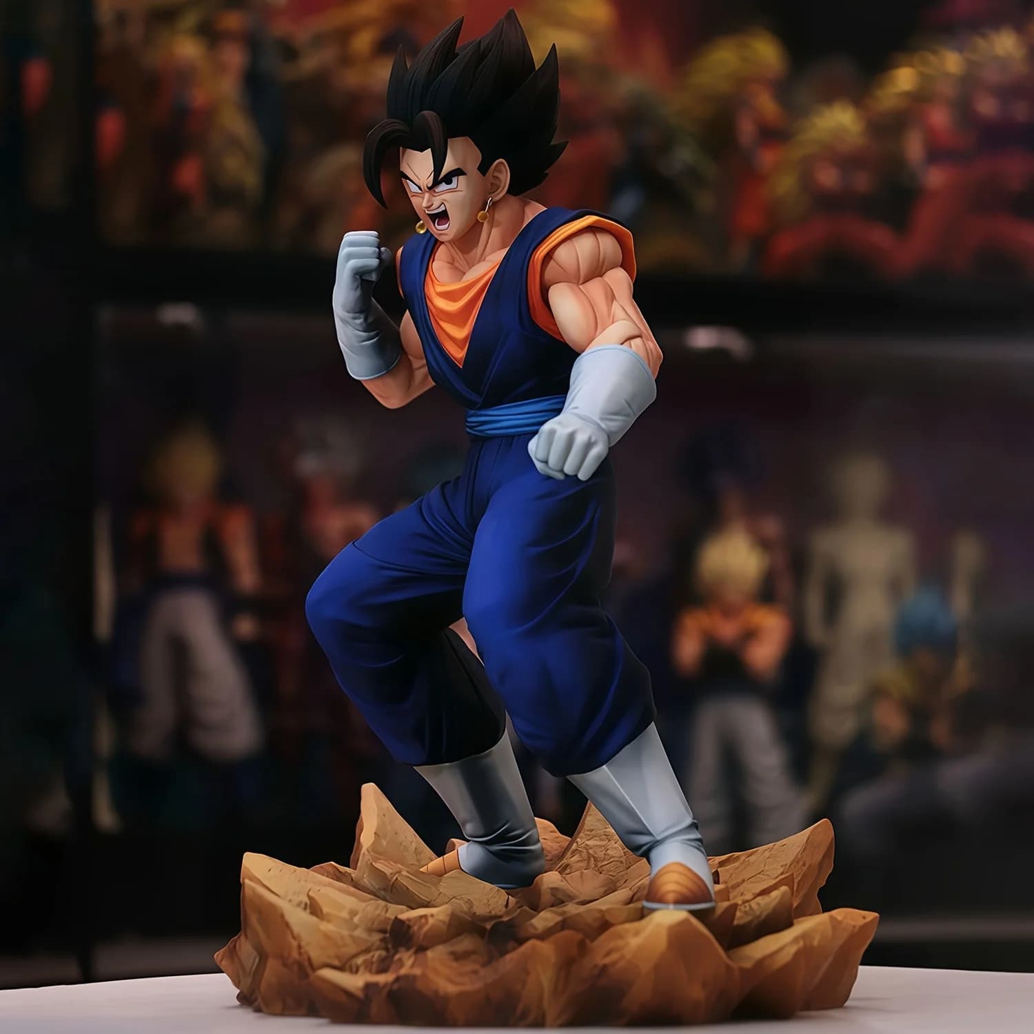 27 cm/10,63 pollici Anime Periferico Dragon Ball Z Figura Vegetto Figura Azione PVC Goku Super Saiyan Statua Da Collezione Modello Regali